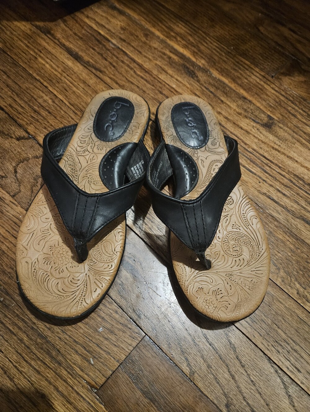 B.O.C. Leather Comfort Sandals